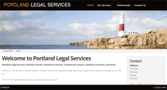 Desktop Screenshot of portlandlaw.co.uk