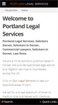 Mobile Screenshot of portlandlaw.co.uk