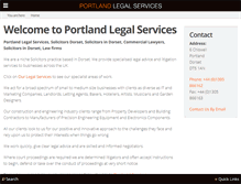 Tablet Screenshot of portlandlaw.co.uk